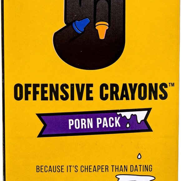BOX OF Sarcastic Offensive CRAYONS -Witty Insult Gag Gift Fun Humor Funny NEW - Picture 3 of 13